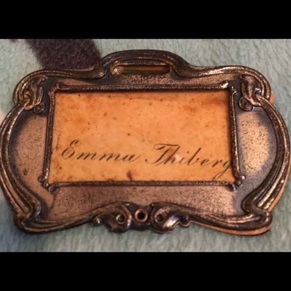 Vintage Rare Silver Ostrich Farm Nameplate Pendant - Picture 4 of 7